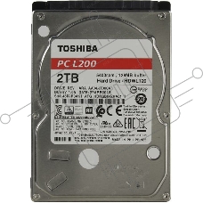 Жесткий диск HDD Toshiba L200 2Tb 5400rpm SATA-III 128Mb 2.5