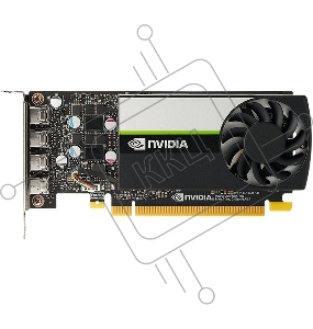 Видеокарта NVIDIA T1000 4G, long bracket and short bracket together