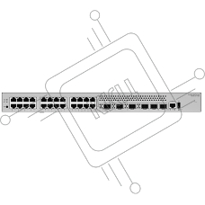 Коммутатор Huawei S530-24T4XE, 24×1 Гбит/с LAN + 4×10 Гбит/с SFP+, управляемый
