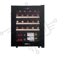 Винный шкаф Cellar Private CP023 черный, 60 л, 1 отсек, 23 бут.