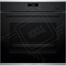 Встраиваемый духовой шкаф Bosch HRG232EB3 Serie 4 с добавлением пара Bosch, Auto Pilot 15, объем 71 л, 8 режимов нагрева, 3D Hotair, Soft move door,телескопические направляющие 1уровень,гидролиз+каталитическая очистка задней стенки,сенсорное управление,че