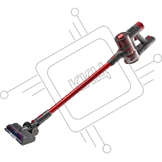 Пылесос вертикальный Bufett MVC 387A черный/красный, питание от аккумулятора, 250 Вт, уборка сухая, пылесборник 0.6 л