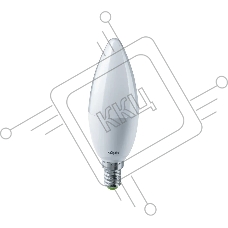 Лампа светодиодная Navigator NLL-C37-8.5-230-4К-E14-FR