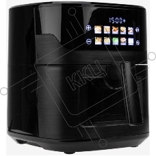 Аэрогриль Eltronic 777-02 черный, 1600 Вт, 6.3 л, сенсор, 10 программ