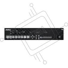 Презентационный коммутатор [FG1901-16-EK] AMX NCITE-813AC 8x1:3 4K60, встроенный усилитель и контроллер
