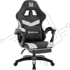 Кресло игровое Defender Runa PRO черн/белый, PU, класс 2 Кресло игровое Defender Runa PRO черн/белый, PU, класс 2