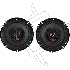 Колонки автомобильные Pioneer TS-R1651S-2 (без решетки) 300Вт 90дБ 4Ом 14.24см (6дюйм) (ком.:2кол.) коаксиальные трехполосные