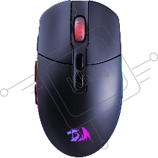 Мышь беспроводная REDRAGON 2.4G/проводная игровая 7+кн.колесо 10000dpi RGb черный Invader Pro 71845
