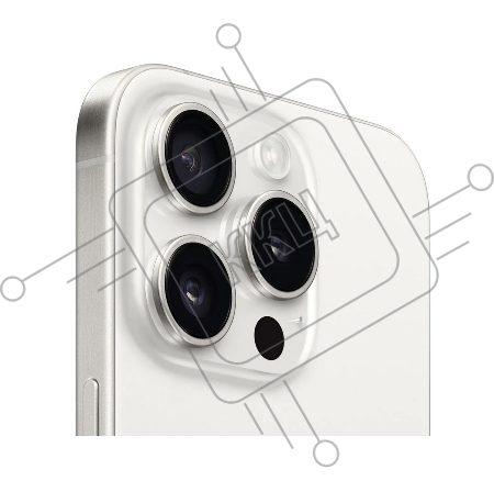 Смартфон Apple A3104 iPhone 15 Pro 256Gb белый титан, моноблок 3G 4G 6.1