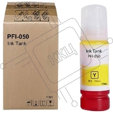 Картридж струйный Canon PFI-050Y 5701C001 желтый (70мл) для Canon imagePROGRAF TC-20M
