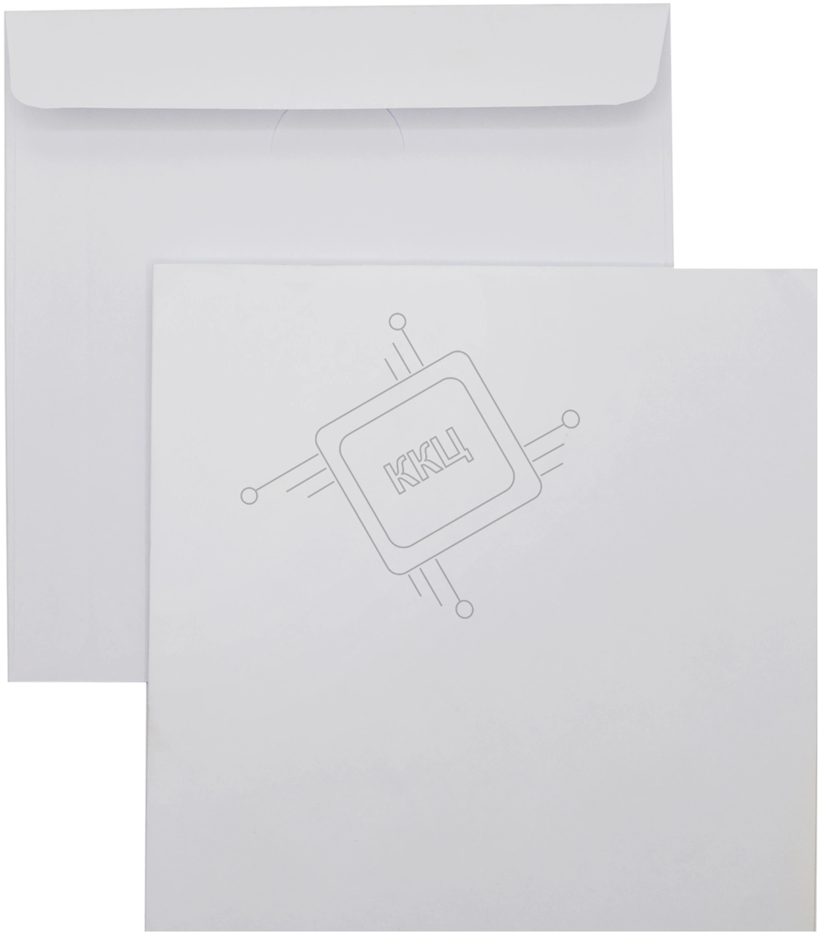 Конверт Silwerhof Eco 201060 CD 125x125мм без окна, белый, клеевой слой 80г/м2 (упаковка: 1000шт)