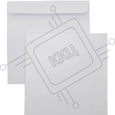 Конверт Silwerhof Eco 201060 CD 125x125мм без окна, белый, клеевой слой 80г/м2 (упаковка: 1000шт)