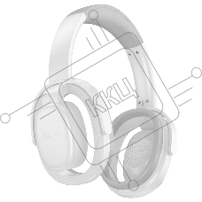 Беспроводные полноразмерные наушники HOCO (6942007662895) W67 Grey