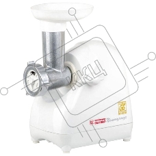 Мясорубка электрическая Белвар КЭМ-36/220-4-34 белый, 1000 Вт, 0.6 кг/мин, реверс, насадки - 5
