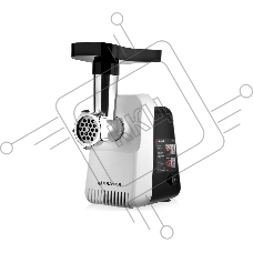 Мясорубка BRAYER BR1600, 1300 Вт, реверс, отсек для дисков, 2 диска для круп. и мелк. помола, толкат