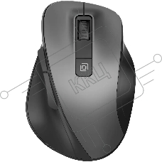 Мышь беспроводная Oklick 504MW черный/серый, 1600 dpi, радиоканал, USB, кнопки - 6