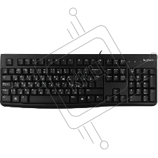 Клавиатура проводная Logitech K120 for business, USB Черный