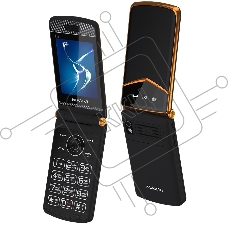 Мобильный телефон Maxvi E11 черный/золотой