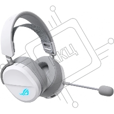 Гарнитура ASUS ROG Pelta белый, беспроводная + проводная, радиоканал, до 90 ч, подсветка, совместимость с PS5