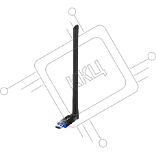 Tenda U11 Pro Двухдиапазонный Wi-Fi адаптер, 2,4/5 ГГц, до 900 Мбит/с, передатчик 20 dBm, подключение USB 2.0, 1х6dBi