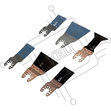 Набор насадок для МФИ Denzel по дереву и металлу, 6 шт.