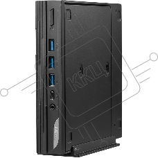 Компьютер MSI Pro DP10 12M Mini Core i7-1360P (2.2GHz), 32Gb(16*2) DDR4 SO-DIMM, 1TB SSD M.2, Intel UHD Graphics, noDVD, WiFi, BT, 120W, VESA, VGA, noOS, 1y war-ty, черный