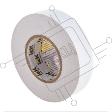 Изолента IEK UIZ-20-10-K01, ПВХ, Белая, 19мм, 20м