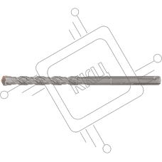Бур по бетону, SDS-Plus, GreatFlex Light, 10x160 мм