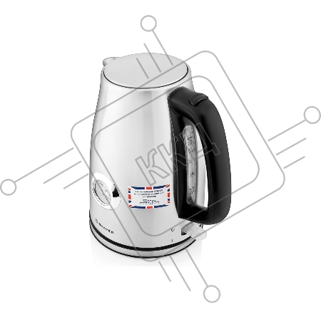 Чайник электрический BRAYER BR1022 2200Вт.1,7 л, STRIX, стальной, термометр.