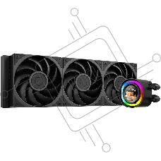 Система водяного охлаждения ID-Cooling FX360 LCD PE (Soc 1851/1700/1200/115X/AM5/AM4, 3x120mm fan, 2450rpm, 34.3 дБ, 350W, PWM 4-pin, Al+Cu) (FX360 LCD PE)
