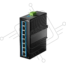 Коммутатор CUDY IF1008P, 8×100 Мбит/с, неуправляемый