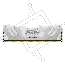 Оперативная память Kingston Fury Renegade, DDR5, 16GB (1x16GB), 8000MHz, CL38, DIMM, с радиатором, белый