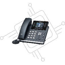 IP-телефон YEALINK SIP-T44W, 12 аккаунтов, 2 порта USB, Wi-Fi, цветной экран 2.8