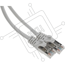 Патч-корд Premier PP22-0.5M 1000Гбит/с FTP 4 пары cat.5E CCA molded 0.5м серый RJ-45 (m)-RJ-45 (m)