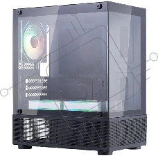 Корпус 1STPLAYER MIKU Mi2-A ARGB Black / mATX / 3x120mm ARGB fans / Mi2-A-BK-2FC7R-1FC7