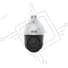 Видеокамера 2МП IP с ИК 150м с LED Нетм 5-115мм IP66 RVi-1NCZ23723 (5-115) Белый
