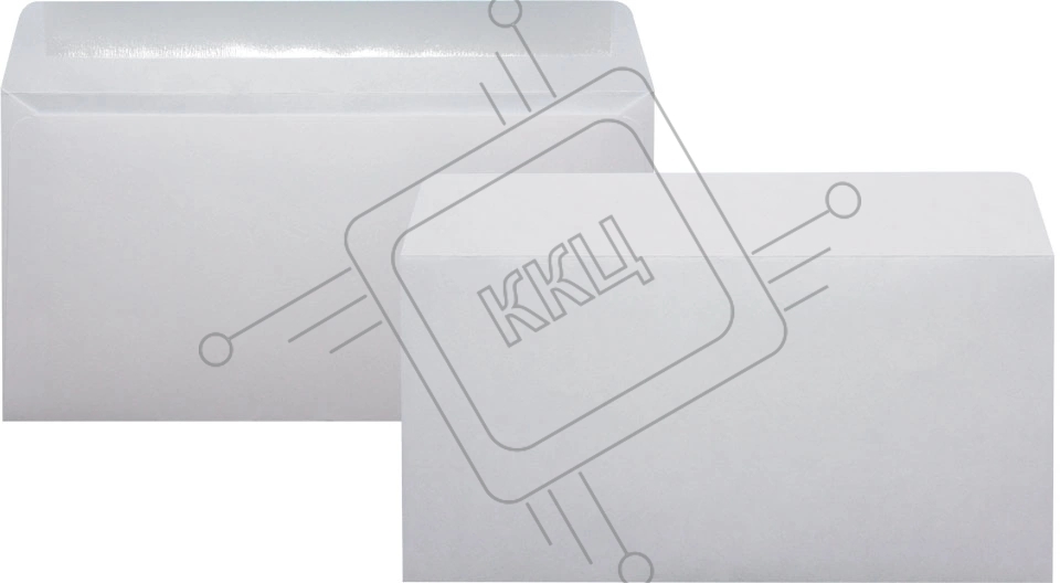 Конверт Silwerhof Eco 206 E65 110x220мм белый клеевой слой 80г/м2 (pack:1000pcs)