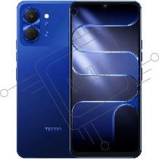 Смартфон Tecno Spark Go 3 128Gb 4Gb синий моноблок 3G 4G 2Sim 6.75