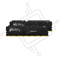 Оперативная память Kingston Fury Beast, DDR5, 16GB (2x8GB), 6000MHz, CL36, с радиаторами, RGB, черный