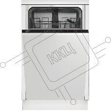 Встраиваемая посудомоечная машина Beko BDIS15961, черный, 44.8 см, 9 компл., 55 дБ, класс A