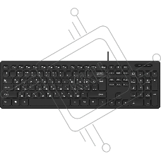 Клавиатура Oklick K733 проводная, USB, черный