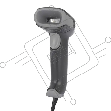 Сканер штрих-кода ручной Honeywell 1470G2D KIT, 2D имидж, проводной, 70 см/сек, USB, чёрный