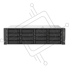 Сетевое хранилище без дисков SMB QNAP TS-1673AU-RP-16G NAS 16 HDD trays, 2x 2.5 GbE, rackmount, 2 PSU. 4-core AMD V1500B 2,2 GHz,,RAM 16 GB (1 x 16 GB) up to 32 GB (2 x 16 GB). W/o rail kit RAIL-B02