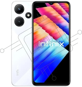 Смартфон Infinix X669D Hot 30i 128Gb 8Gb белый моноблок 3G 4G 2Sim 6.56