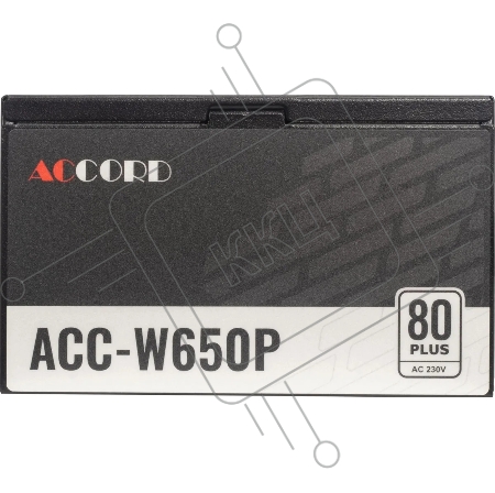 Блок питания Accord ATX 650W ACC-W650P 80 PLUS WHITE (20+4pin) 120mm fan 6xSATA RTL