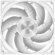 Вентилятор для корпуса PCCooler F5 R120 белый, 120 мм, 2200 об/мин, 32 дБ, 4 pin