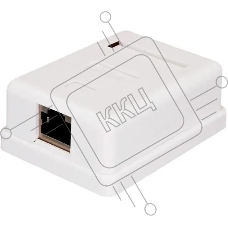 Розетка Suprlan 10-0354-1, наклад. RJ45 1 кат.5E FTP