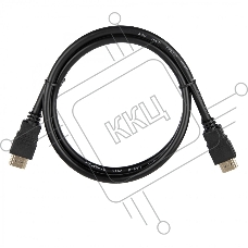 Кабель ACD-DHHM2-10B ACD-DHHM2-10B HDMI 2.0, Golden Plated,19m/19m, черный, 1м (742224)