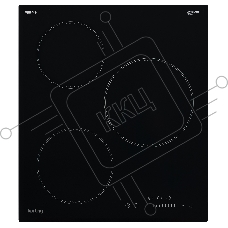 Индукционная варочная поверхность Korting HI 43053 B, 3 конфорки, стеклокерамика, 5700 Вт
