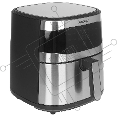Аэрофритюрница Steba HF 8000 черный/серебристый, 1800 Вт, 8 л, съёмная чаша, антипригарное покрытие, таймер